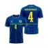 Maillot de Foot Bosnie-Herzégovine Tarik Muharemovic 4 Homme Domicile Coupe du Monde 2026 Manche Courte