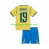 Maillot de Foot Brésil Endrick 19 Enfant Domicile Coupe du Monde 2026 Manche Courte