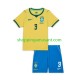 Maillot de Foot Brésil Matheus Cunha 9 Chidlren Domicile Coupe du Monde 2026 Manche Courte