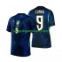 Maillot de Foot Brésil Matheus Cunha 9 Homme Extérieur Coupe du Monde 2026 Manche Courte