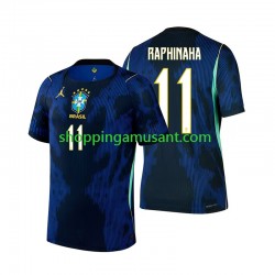 Maillot de Foot Brésil Raphinha 11 Homme Extérieur Coupe du Monde 2026 Manche Courte
