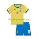 Maillot de Foot Brésil Raphinha 11 Enfant Domicile Coupe du Monde 2026 Manche Courte