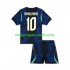 Maillot de Foot Brésil Ronaldinho 10 Enfant Extérieur Coupe du Monde 2026 Manche Courte