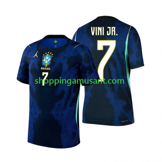 Maillot de Foot Brésil Vinicius Junior 7 Homme Extérieur Coupe du Monde 2026 Manche Courte