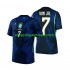 Maillot de Foot Brésil Vinicius Junior 7 Homme Extérieur Coupe du Monde 2026 Manche Courte