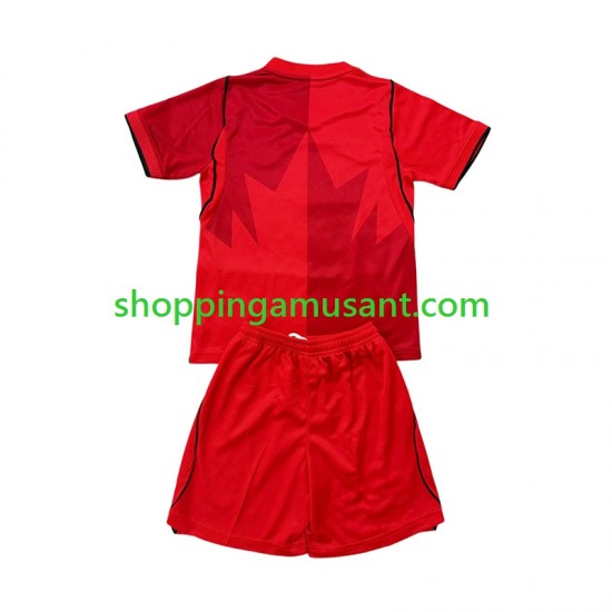 Maillot de Foot Canada Enfant Domicile Coupe du Monde 2026 Manche Courte