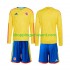 Maillot de Foot Colombie Enfant Domicile Coupe du Monde 2026 Manche Longue