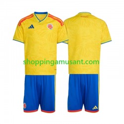 Maillot de Foot Colombie Enfant Domicile Coupe du Monde 2026 Manche Courte