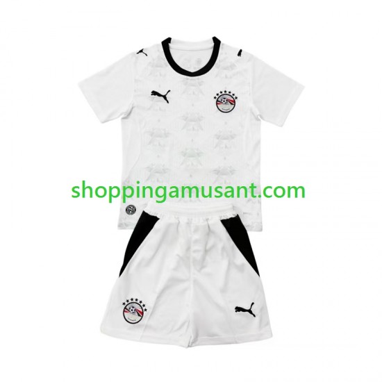 Maillot de Foot Égypte Enfant Extérieur Coupe du Monde 2026 Manche Courte