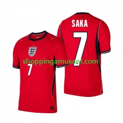 Maillot de Foot Angleterre Bukayo Saka 7 Homme Extérieur Coupe du Monde 2026 Manche Courte