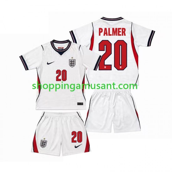 Maillot de Foot Angleterre Cole Palmer 20 Enfant Domicile Coupe du Monde 2026 Manche Courte