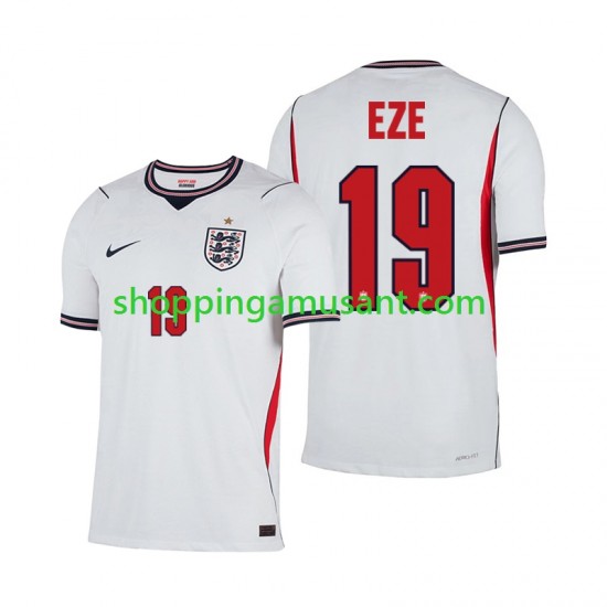 Maillot de Foot Angleterre Eberechi Eze 19 Homme Domicile Coupe du Monde 2026 Manche Courte