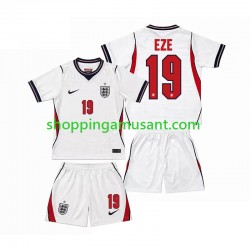 Maillot de Foot Angleterre Eberechi Eze 19 Enfant Domicile Coupe du Monde 2026 Manche Courte