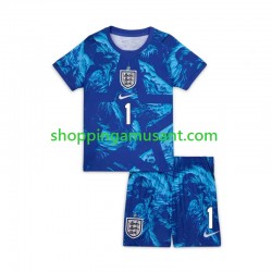 Maillot de Foot Angleterre Jordan Pickford 1 Gardien Enfant Neutre Coupe du Monde 2026 Manche Courte