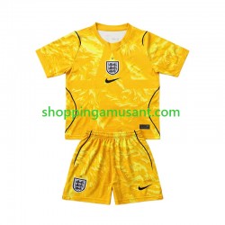 Maillot de Foot Angleterre Gardien Enfant 4ème Coupe du Monde 2026 Manche Courte