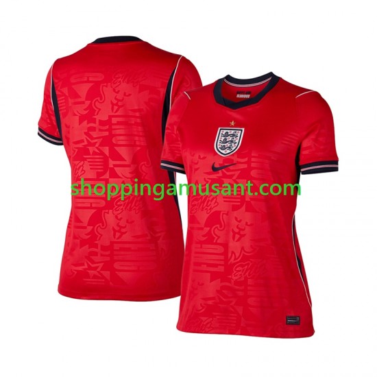 Maillot de Foot Angleterre Féminine Extérieur Coupe du Monde 2026 Manche Courte