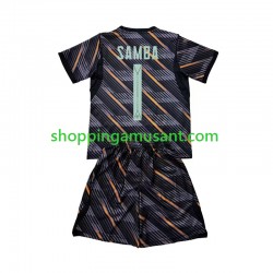 Maillot de Foot France Brice Samba 1 Gardien Enfant Domicile Coupe du Monde 2026 Manche Courte