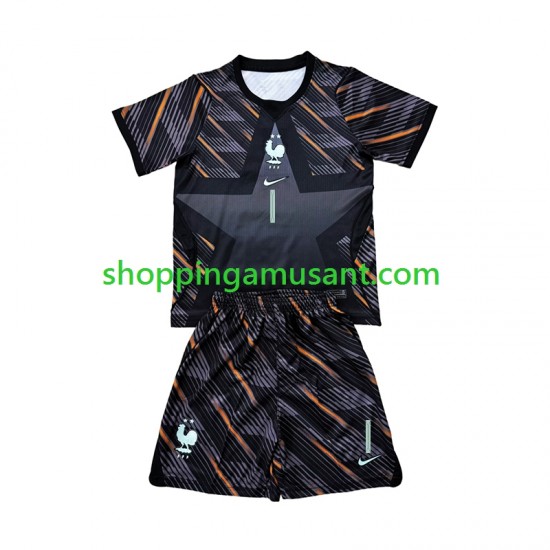 Maillot de Foot France Brice Samba 1 Gardien Enfant Domicile Coupe du Monde 2026 Manche Courte