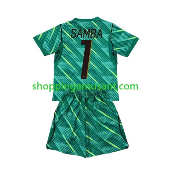 Maillot de Foot France Brice Samba 1 Gardien Enfant Neutre Coupe du Monde 2026 Manche Courte