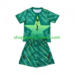 Maillot de Foot France Brice Samba 1 Gardien Enfant Neutre Coupe du Monde 2026 Manche Courte
