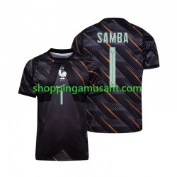 Maillot de Foot France Brice Samba 1 Gardien Homme Domicile Coupe du Monde 2026 Manche Courte