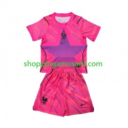 Maillot de Foot France Gardien Enfant Extérieur Coupe du Monde 2026 Manche Courte