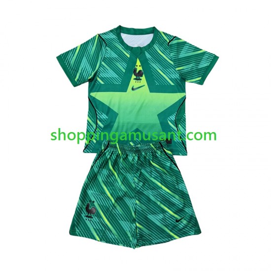 Maillot de Foot France Gardien Enfant Neutre Coupe du Monde 2026 Manche Courte