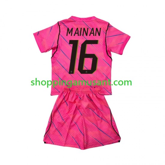 Maillot de Foot France Mike Maignan 16 Gardien Enfant Extérieur Coupe du Monde 2026 Manche Courte