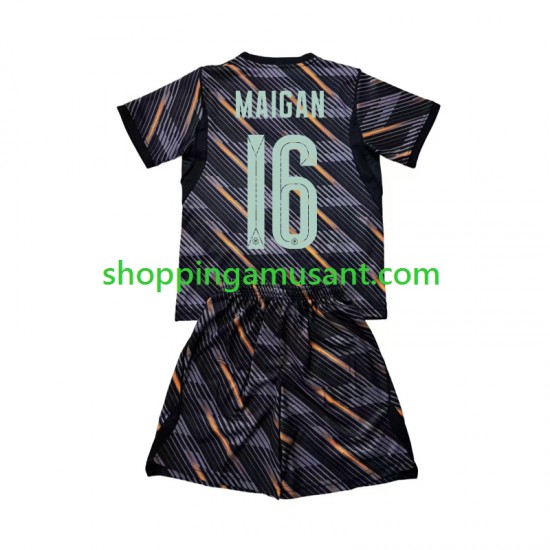 Maillot de Foot France Mike Maignan 16 Gardien Enfant Domicile Coupe du Monde 2026 Manche Courte