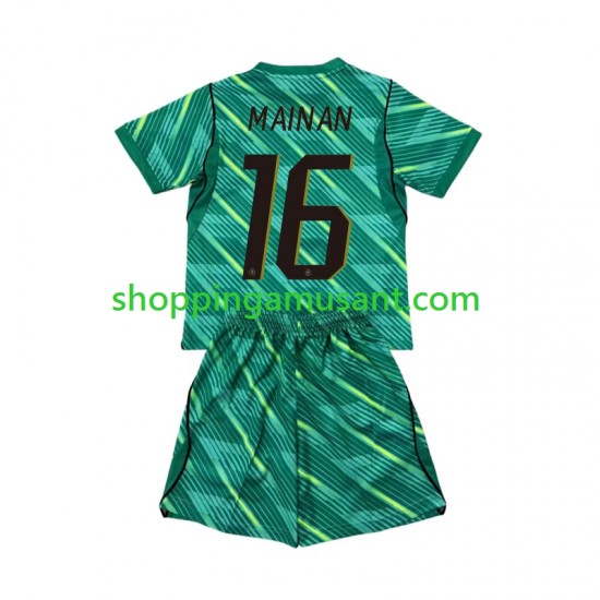 Maillot de Foot France Mike Maignan 16 Gardien Enfant Neutre Coupe du Monde 2026 Manche Courte