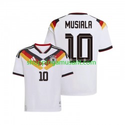 Maillot de Foot Allemagne Jamal Musiala 10 Homme Domicile Coupe du Monde 2026 Manche Courte