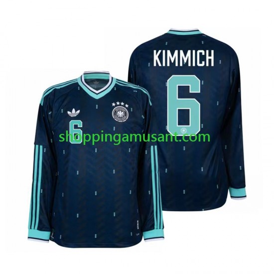 Maillot de Foot Allemagne Joshua Kimmich 6 Homme Extérieur Coupe du Monde 2026 Manche Longue