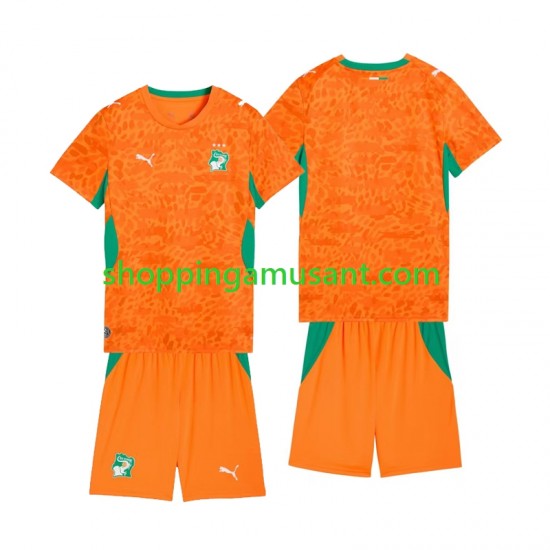 Maillot de Foot Côte d'Ivoire Homme Enfant Domicile Coupe du Monde 2026 Manche Courte