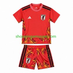 Maillot de Foot Japon Gardien Enfant Domicile Coupe du Monde 2026 Manche Courte