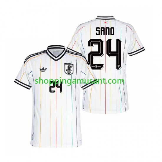 Maillot de Foot Japon Kaishu Sano 24 Homme Extérieur Coupe du Monde 2026 Manche Courte