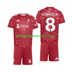Maillot de Foot Liverpool Dominik Szoboszlai 8 Enfant Domicile 2026-2027 Manche Courte