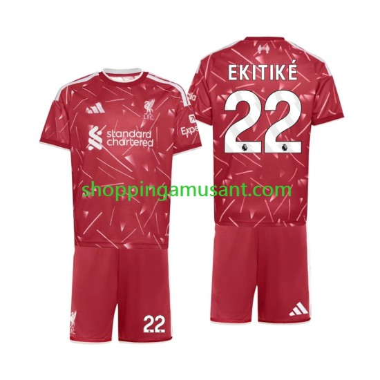 Maillot de Foot Liverpool Hugo Ekitike 22 Enfant Domicile 2026-2027 Manche Courte