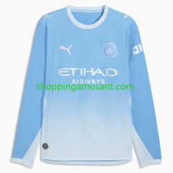 Maillot de Foot Manchester City Homme Domicile 2026-2027 Manche Longue