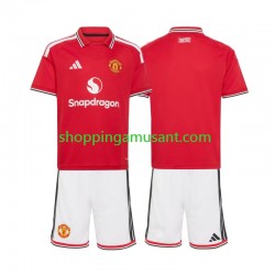 Maillot de Foot Manchester United Enfant Domicile 2026-2027 Manche Courte