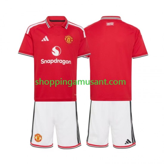 Maillot de Foot Manchester United Enfant Domicile 2026-2027 Manche Courte