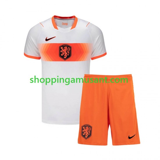 Maillot de Foot Pays-Bas Enfant Extérieur Coupe du Monde 2026 Manche Courte