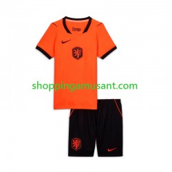 Maillot de Foot Pays-Bas Enfant Domicile Coupe du Monde 2026 Manche Courte