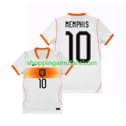 Maillot de Foot Pays-Bas Memphis Depay 10 Homme Extérieur Coupe du Monde 2026 Manche Courte