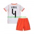 Maillot de Foot Pays-Bas Virgil van Dijk 4 Enfant Extérieur Coupe du Monde 2026 Manche Courte