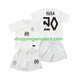 Maillot de Foot Norvège Antonio NUSA 20 Enfant Neutre Coupe du Monde 2026 Manche Courte
