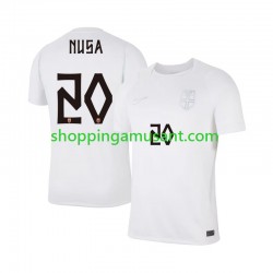Maillot de Foot Norvège Antonio NUSA 20 Homme Neutre Coupe du Monde 2026 Manche Courte