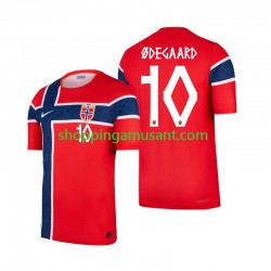 Maillot de Foot Norvège Martin Odegaard 10 Homme Domicile Coupe du Monde 2026 Manche Courte