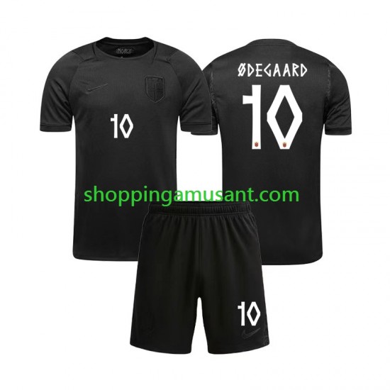 Maillot de Foot Norvège Martin Odegaard 10 Enfant Extérieur Coupe du Monde 2026 Manche Courte