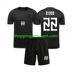 Maillot de Foot Norvège Oscar Bobb 22 Enfant Extérieur Coupe du Monde 2026 Manche Courte