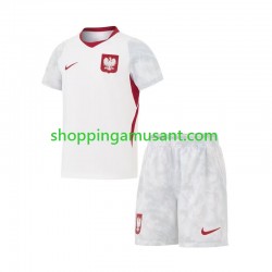 Maillot de Foot Pologne Enfant Domicile Coupe du Monde 2026 Manche Courte